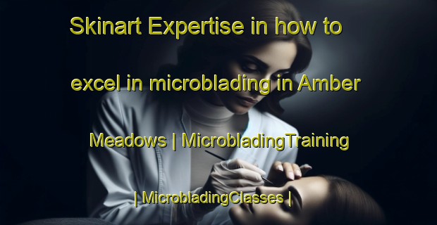Skinart Expertise in how to excel in microblading in Amber Meadows | MicrobladingTraining | MicrobladingClasses | SkinartTraining-United States
